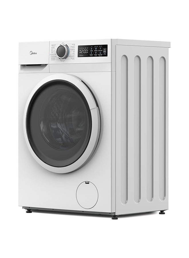 مديا غسالة ملابس أمامية، تيتانيوم، 1200 دورة في الدقيقة، شاشة LED رقمية، محرك عاكس BLDC، 15 برنامج مع تنظيف الأسطوانة، MF110W70BW-GCC - Image 3