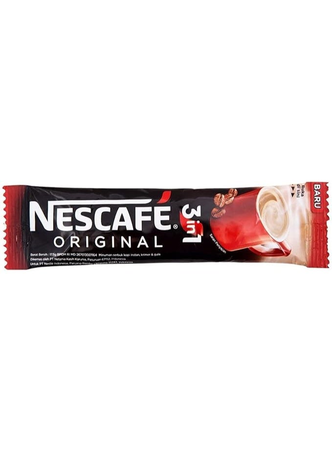 نسكافيه Original 3 in 1 Coffee Sachets 525grams Pack of 30 - Image 3