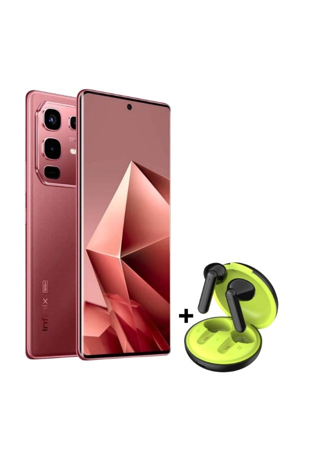 إنفينيكس نوت 50 إس ثنائي الشريحة أحمر بورغندي 8 جيجابايت رام 256 جيجابايت 5G + هدية - النسخة الشرق أوسطية - Image 1