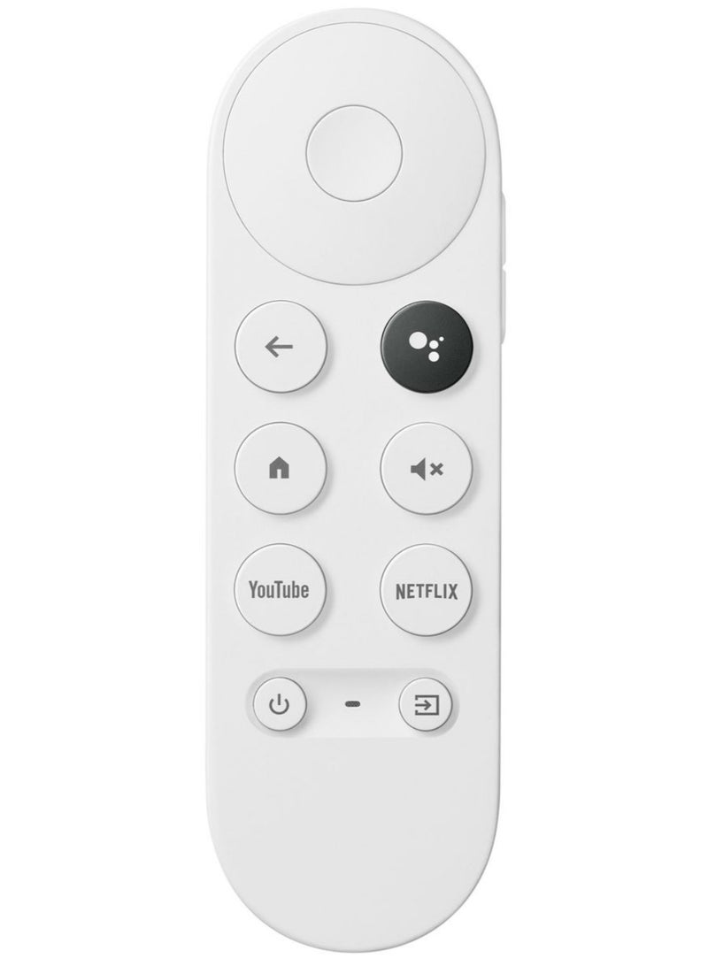 جوجل Original Google Voice Remote for Chromecast with Google TV HD & Chromecast with Google TV 4K– White - Image 1