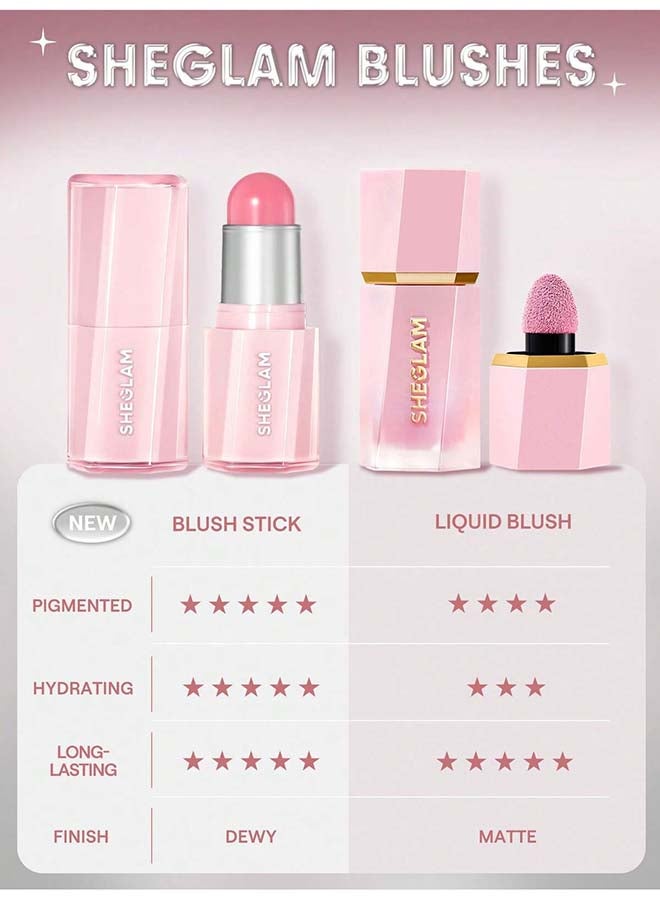 SHEGLAM Buttery Bliss Blush Stick Rose Ritual - Image 5