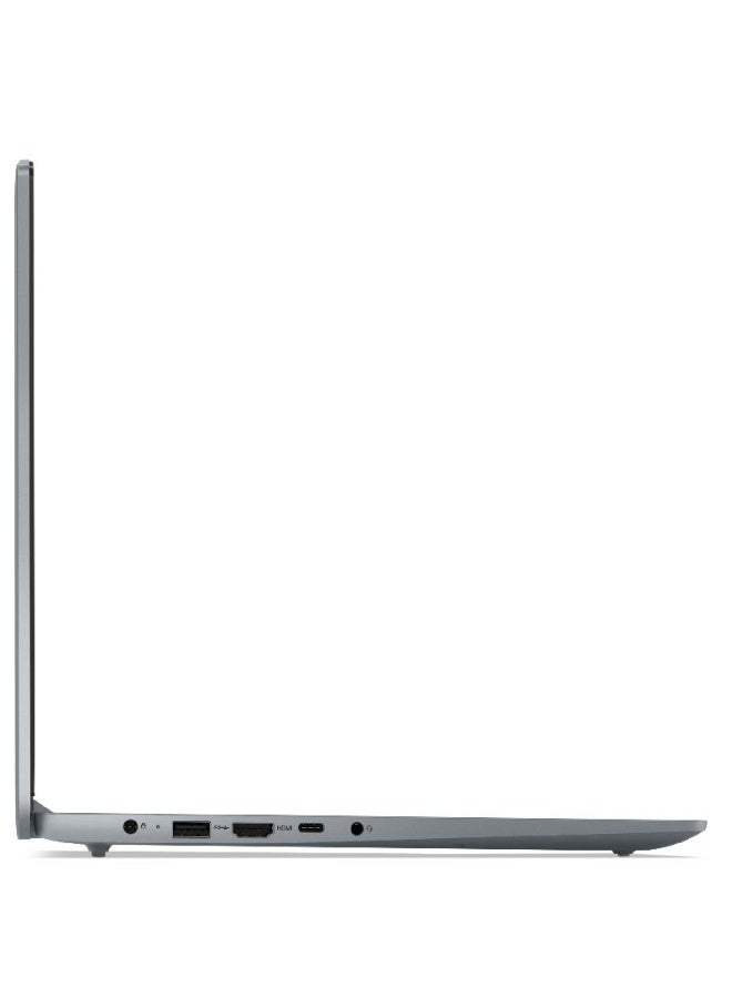 لينوفو LAPTOP LENOVO IdeaPad Slim 3 15AMN8 AMD Ryzen 5 7520U RAM 16GB Soldered LPDDR5-5500 HDD 512GB SSD M.2 NVME Integrated AMD Radeon 610M Graphics 15.6 FHD DOS 2 Years Warranty 82XQ00NWED English/Arabic Silver - Image 4