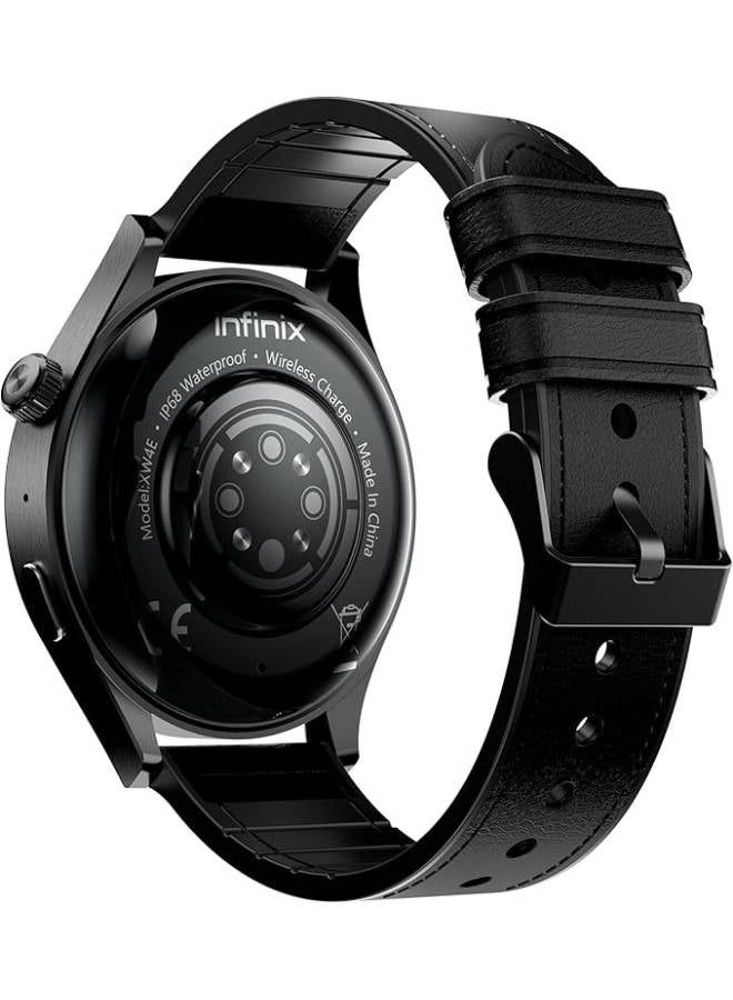 إنفينيكس ساعة إنفينكس XWatch N4 برو (XW4E) - شاشة AMOLED HD بحجم 1.43 بوصة، مقاومة للماء IP68، مدة استخدام تصل إلى 12 يوم، V5.3، معدل ضربات القلب، SPO2، بطارية 300 مللي أمبير، شحن لاسلكي، تدعم المكالمات - Image 3