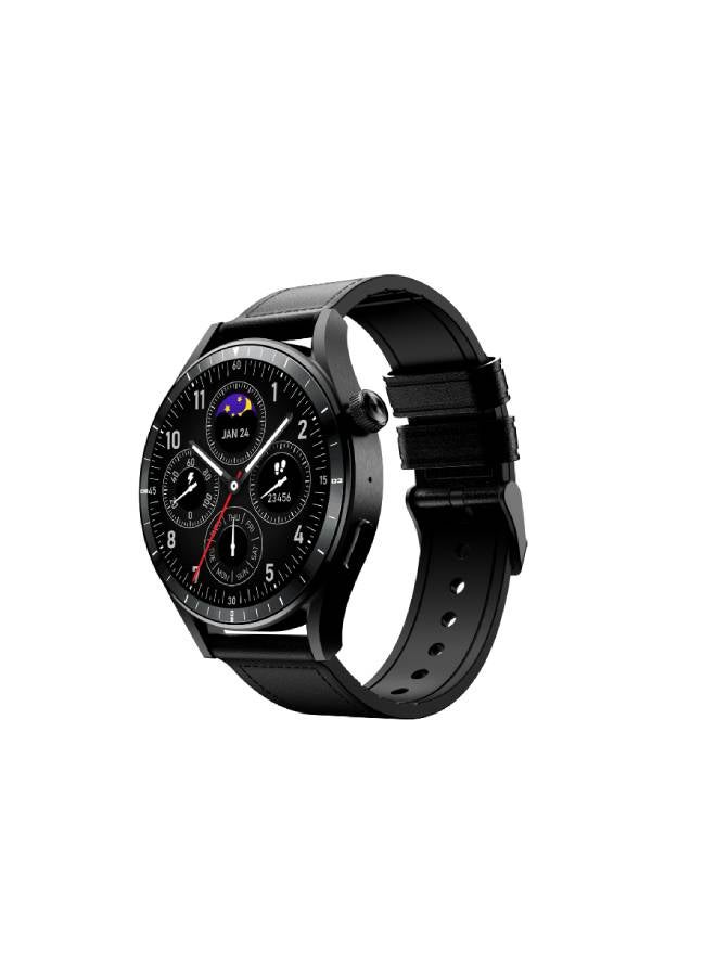 إنفينيكس ساعة إنفينكس XWatch N4 برو (XW4E) - شاشة AMOLED HD بحجم 1.43 بوصة، مقاومة للماء IP68، مدة استخدام تصل إلى 12 يوم، V5.3، معدل ضربات القلب، SPO2، بطارية 300 مللي أمبير، شحن لاسلكي، تدعم المكالمات - Image 1