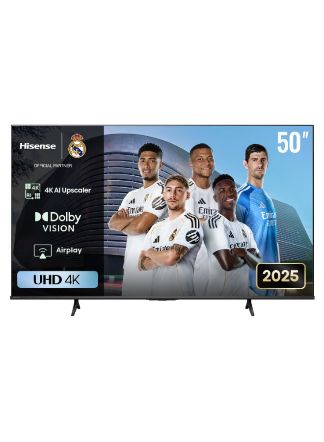 Hisense 50" E6 Cinema Series Hi-QLED 4K UHD Smart Fire TV (50E6QF, 2025 Model) - AI Light Sensor, Dolby Vision · Atmos, Voice Remote with Alexa, Motion Rate 120, HDR 10+ Adaptive, Game Mode Plus 50E6Q black - Image 1