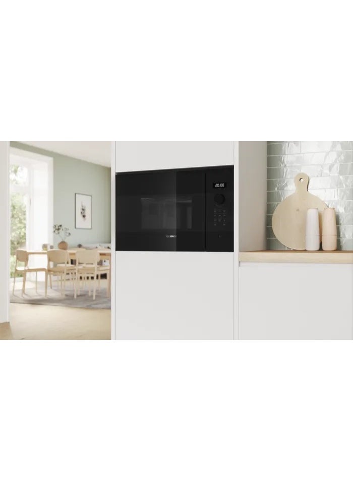 BOSCH Built-In Microwave Oven 20L Series 4, Touch Control – 20 L 800 W BFL524MB2 Black - Image 5