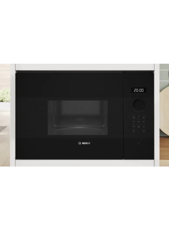 BOSCH Built-In Microwave Oven 20L Series 4, Touch Control – 20 L 800 W BFL524MB2 Black - Image 4
