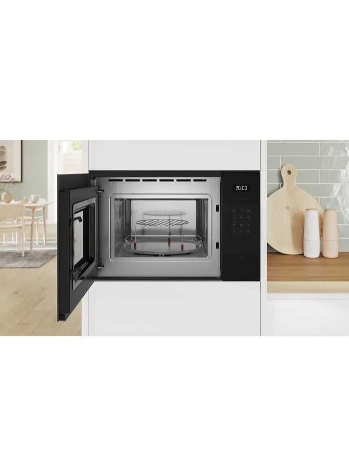 BOSCH Series 6 Built-In Microwave Oven with Grill – 25 L 900 W BEL554MB2 Black - Image 2