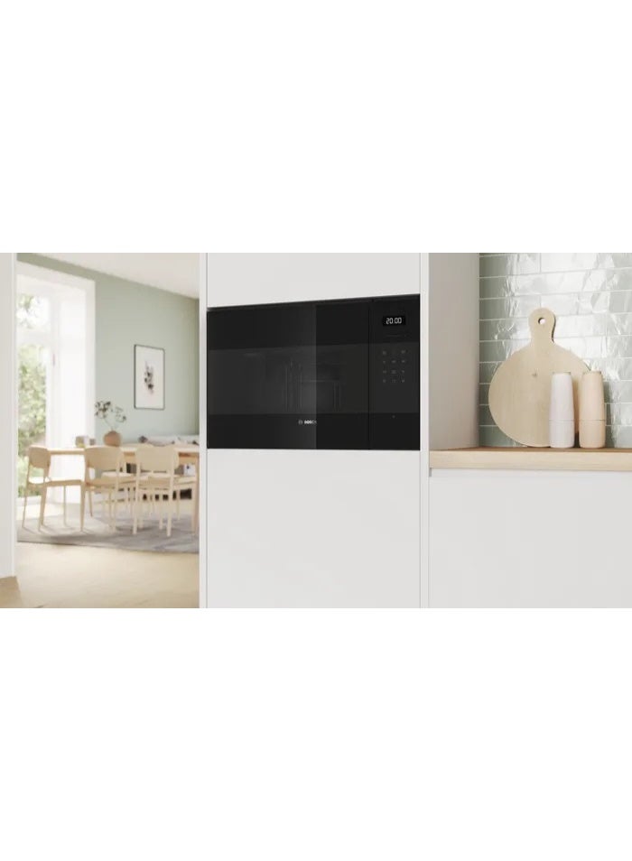 BOSCH Series 6 Built-In Microwave Oven with Grill – 25 L 900 W BEL554MB2 Black - Image 3