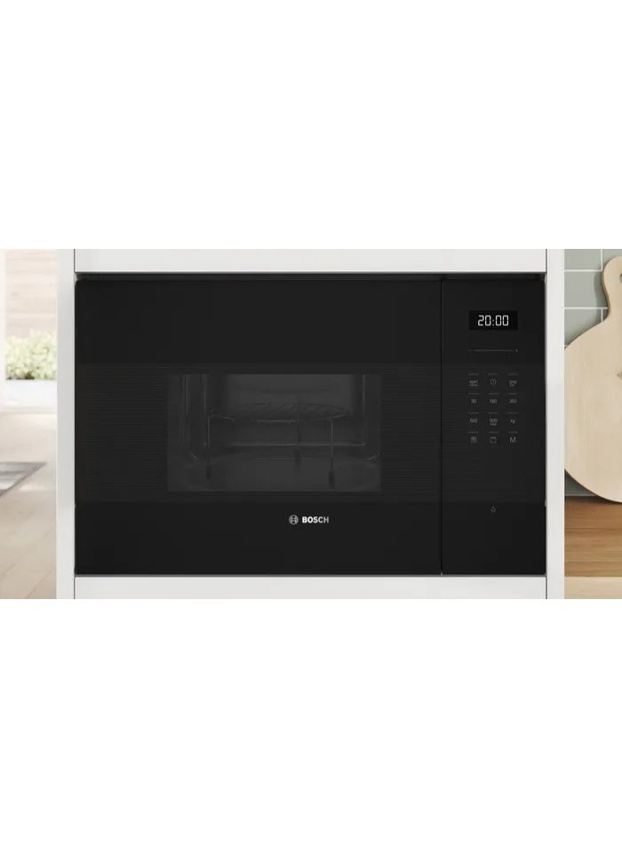 BOSCH Series 6 Built-In Microwave Oven with Grill – 25 L 900 W BEL554MB2 Black - Image 5