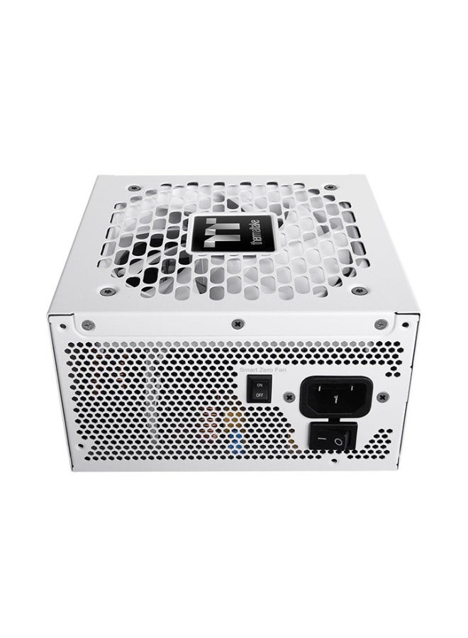 ثيرمال تيك مزود طاقة Toughpower GT 850W 80 PLUS Gold، ATX 3.1 بالكامل قابل للتعديل، موصل PCIe Gen 5.1 12V‑2x6 (12+4) 600W، مروحة هيدروليكية هادئة 120mm، PFC نشط، سكة +12V واحدة، كابلات بيضاء قابلة للتعديل، حماية كاملة، أبيض | PS-TPT-0850FNFAGK-W - Image 5