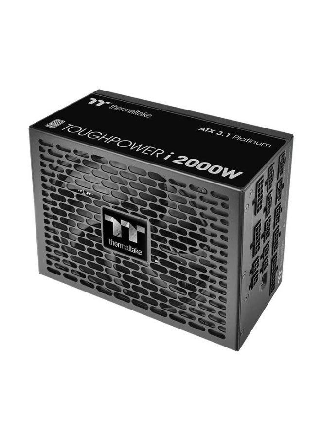 ثيرمال تيك مزود طاقة Toughpower i2000W 80 PLUS Platinum رقمي ATX 3.1، كامل التعديل، جاهز PCIe Gen 5.1، مروحة ذكية عالية الكفاءة Zero، مراقبة في الوقت الحقيقي، محطة عمل متعددة/ GPU، أسود | PS-TPI-2000FNFDPK-1 - Image 3