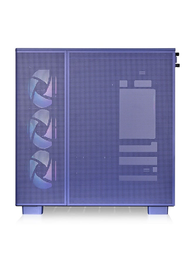 ثيرمال تيك View 380 XL TG ARGB Future Dusk Mid-Tower PC Case, Tempered Glass, 4 ARGB Fans, Dual-Chamber, ATX/Micro-ATX/Mini-ITX, 360mm Radiator, GPU 420mm, USB-C | CA-11E-00MNWN-00 - Image 4