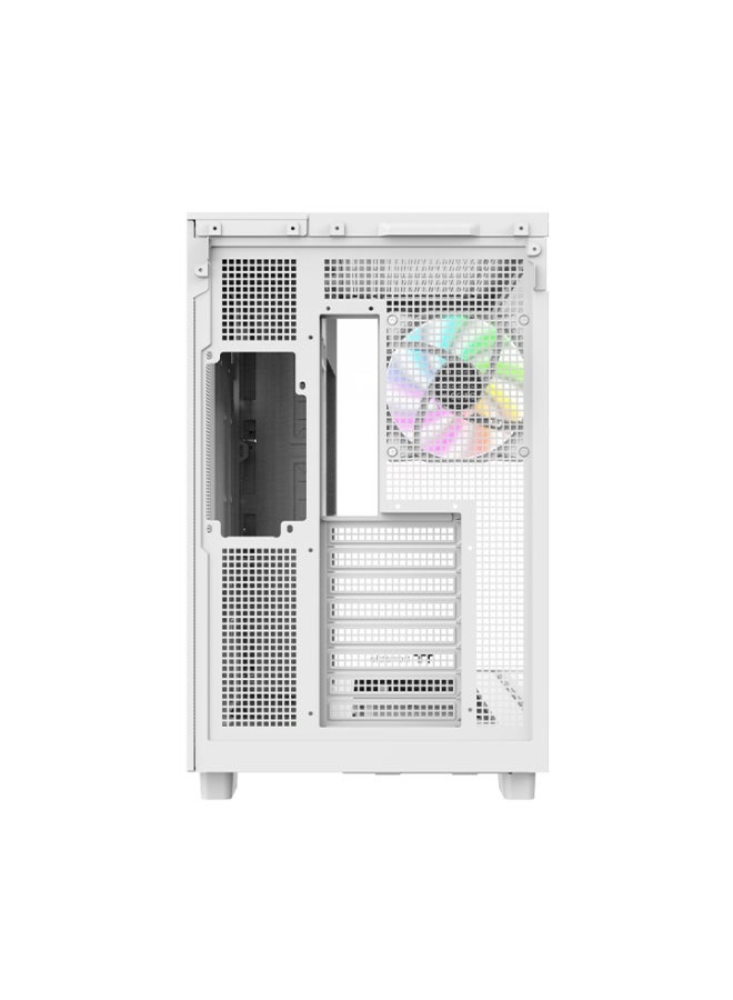 ثيرمال تيك View 380 XL WS ARGB Mid Tower ATX Case – Tempered Glass, Dual Chamber, 4 ARGB Fans, Supports ATX/mATX/ITX, 360mm Radiators, USB-C & USB 3.0, GPU Support Bracket, White | CA-11E-00M6WN-WS - Image 3