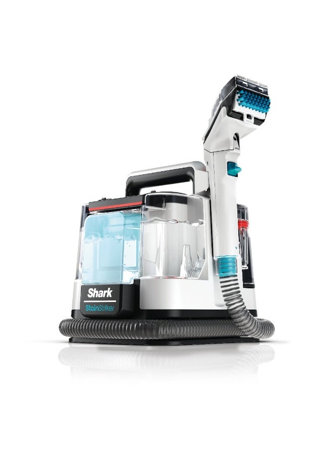 Shark Stain Striker & Spot Cleaner with Tough Stain, Carpet & Upholstory Cleaner with Crevice & Hose-Cleaning Tools, 2x Bespoke Cleaning Formulas to Remove Stains, Odours, Dirt & Grime PX200MET 1.25 L 450 W 622356302999 white - Image 1