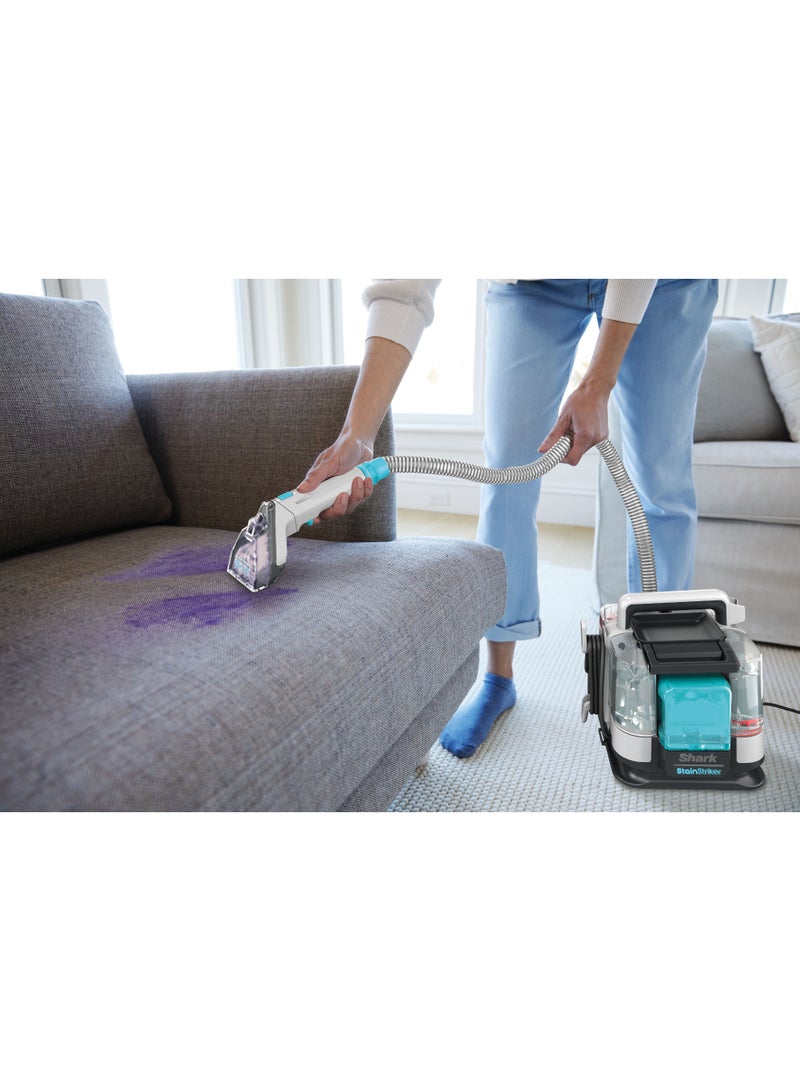 Shark Stain Striker & Spot Cleaner with Tough Stain, Carpet & Upholstory Cleaner with Crevice & Hose-Cleaning Tools, 2x Bespoke Cleaning Formulas to Remove Stains, Odours, Dirt & Grime PX200MET 1.25 L 450 W 622356302999 white - Image 5