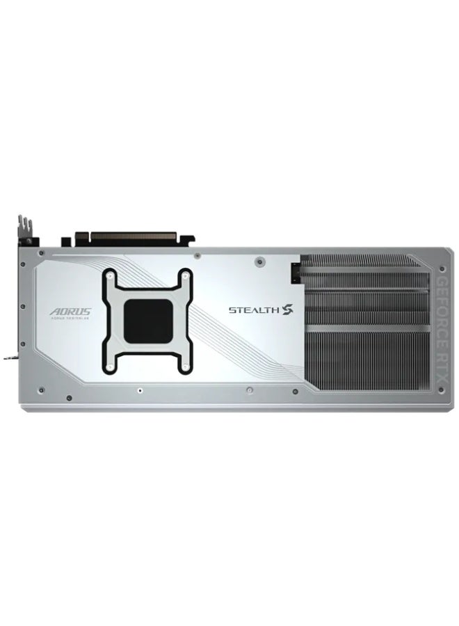 جيجابايت AORUS GeForce RTX 5090 STEALTH ICE 32GB GDDR7 PCIe 5.0 Gaming Graphics Card – 512‑bit, 21,760 CUDA Cores, 2655 MHz Boost, WINDFORCE 3X Cooling with Hawk Fans & Vapor Chamber, White Stealth ICE Design, RGB Halo + LCD Edge View, 3× DisplayPort 2.1b + 1× HDMI 2.1b, NVIDIA DLSS 4 & Reflex 2 | 9VN5090ASI-00-G10 - Image 4