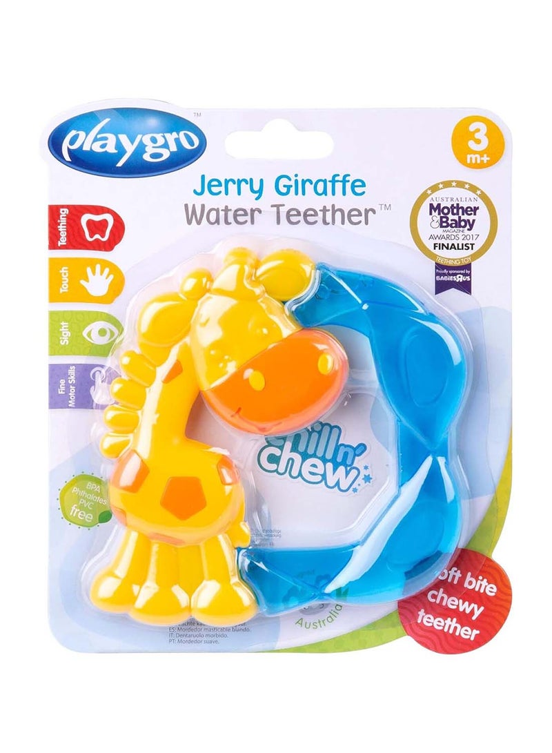 playgro Jerry Giraffe Water Teether - Rattle Baby Toy for Sensory Play, 0+ Months - Image 2
