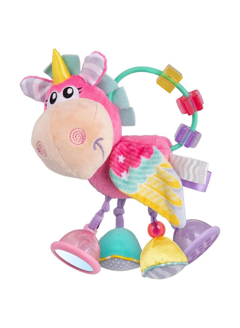 playgro Unicorn Activity Rattle (Polybag) - 0+ Months - Image 1