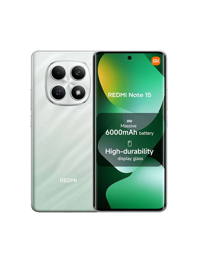 Xiaomi Redmi Note 15 Dual SIM 4G Forest Green 8G RAM 256GB with 3 Pin adaptor - Global Version - Image 1