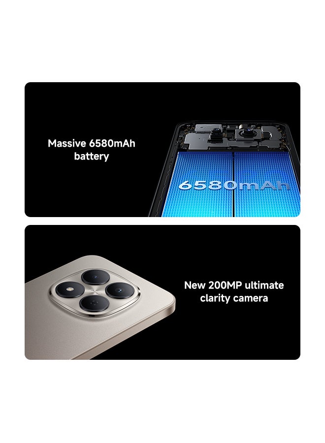 شاومي Redmi Note 15 Pro Dual SIM 5G Black 8GB RAM 256GB with FREE Xiaomi smart band 9 active & Redmi Buds 6 Play - Global Version - Image 4