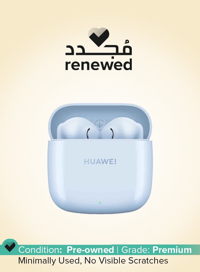 هواوي Renewed - HUAWEI FreeBuds SE 2 - Wireless Earbuds with 40-Hour Battery Life, IP54 Dust & Splash Resistance, and Bluetooth 5.3 Connectivity in Blue Blue - Image 1