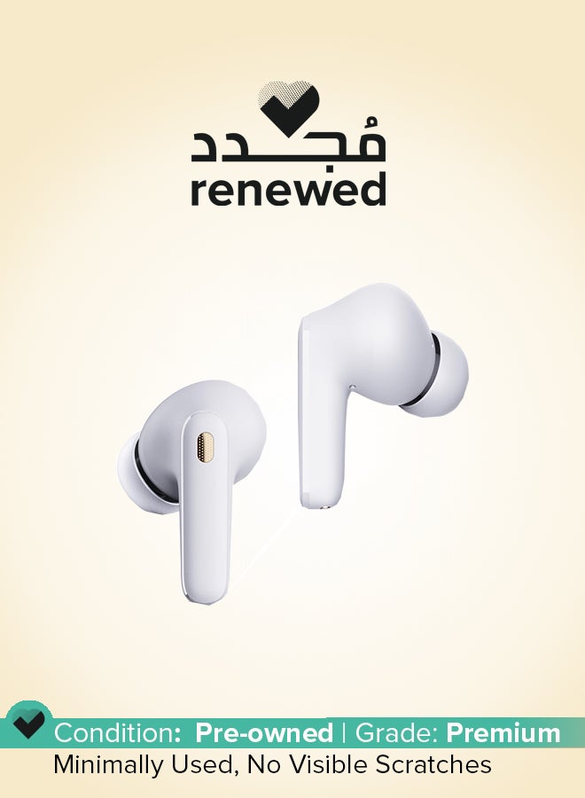 ITEL Renewed - Itel T11 Wireless Headphones with 40 Hours Playback and Four ENC Microphones - White White - Image 1