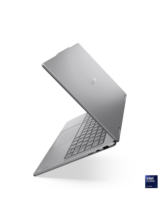 لينوفو LAPTOP LENOVO YOGA 7 14ILL10 2-in-1 Intel Core Ultra 7 258V 32 GB Soldered LPDDR5x-8533 MoP Memory HDD 1TB SSD M.2 NVME Integrated Intel Arc Graphics 140V 14 .2.8K WQXGA (2880x1800) OLED Win11 + Pen 2 YEAR WARRENTY 83JQ0097ED English/Arabic Luna Grey - Image 4