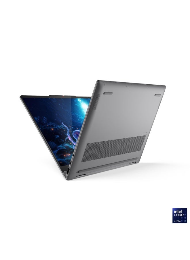 لينوفو LAPTOP LENOVO YOGA 7 14ILL10 2-in-1 Intel Core Ultra 7 258V 32 GB Soldered LPDDR5x-8533 MoP Memory HDD 1TB SSD M.2 NVME Integrated Intel Arc Graphics 140V 14 .2.8K WQXGA (2880x1800) OLED Win11 + Pen 2 YEAR WARRENTY 83JQ0097ED English/Arabic Luna Grey - Image 5