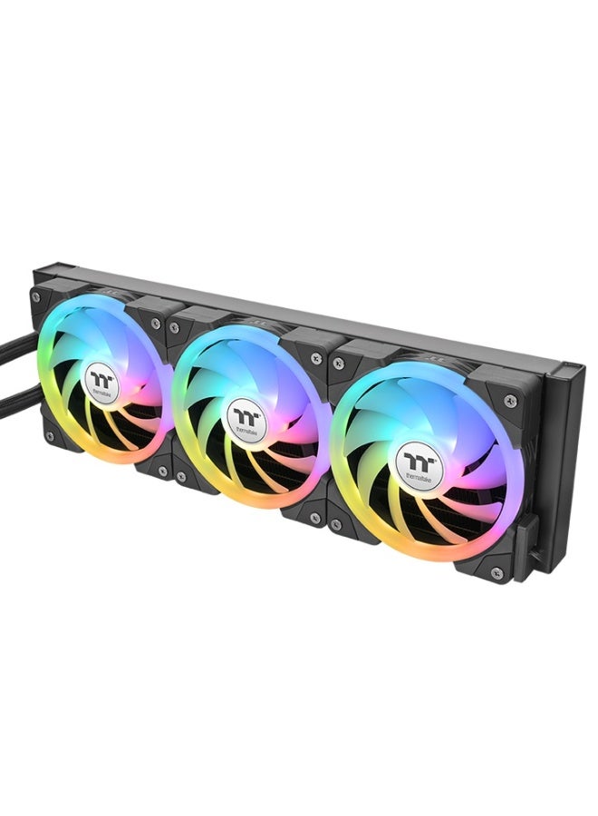 Thermaltake MINECUBE 360 Ultra ARGB AIO Liquid Cooler – 360mm Radiator, Quad TFT LCD Display, SWAFAN EX12 ARGB Fans, Magnetic Connectors, CPU & VRM Cooling, Intel & AMD Compatible, Black | CL-W481-PL12SW-A - Image 4