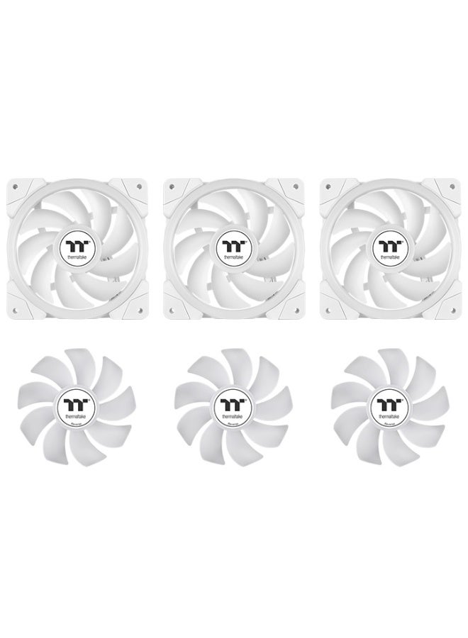 Thermaltake MINECUBE 360 Ultra ARGB AIO Liquid Cooler – 360mm Radiator, Quad TFT LCD Display, SWAFAN EX12 ARGB Fans, Magnetic Connectors, CPU & VRM Cooling, Intel & AMD Compatible, White | CL-W482-PL12SW-A - Image 5