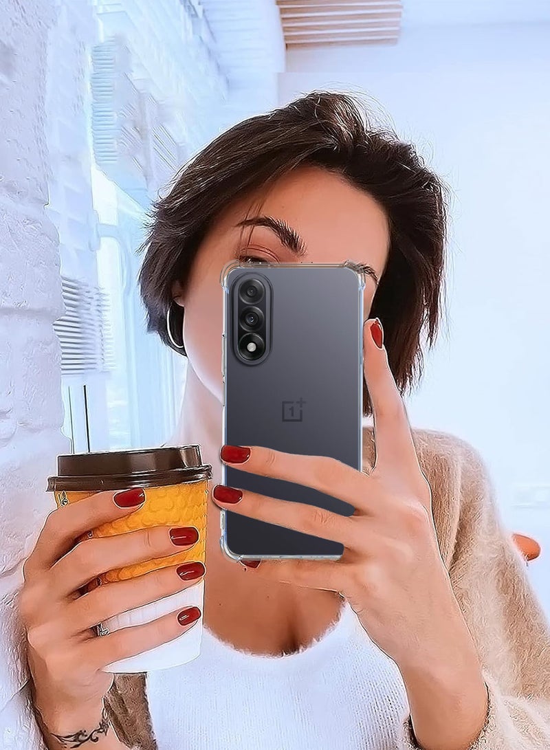 مارجون Gorilla Shockproof Clear TPU Case Cover for OnePlus Ace 5 Ultra 5G - Air Cushion Corners and Raised Camera Guard Clear-1 - Image 5