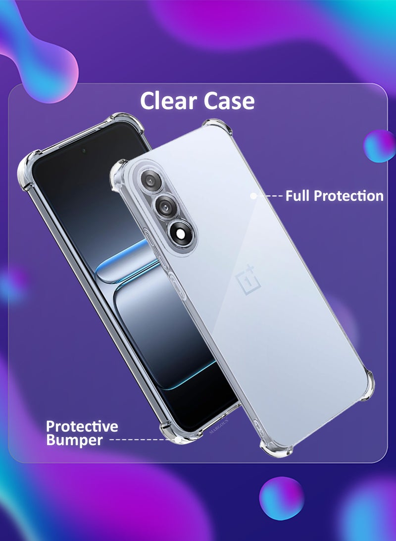 مارجون غطاء حماية شفاف من TPU مقاوم للصدمات لجهاز OnePlus Nord 5 5G - زوايا هوائية ودرع كاميرا مرتفع - Image 2