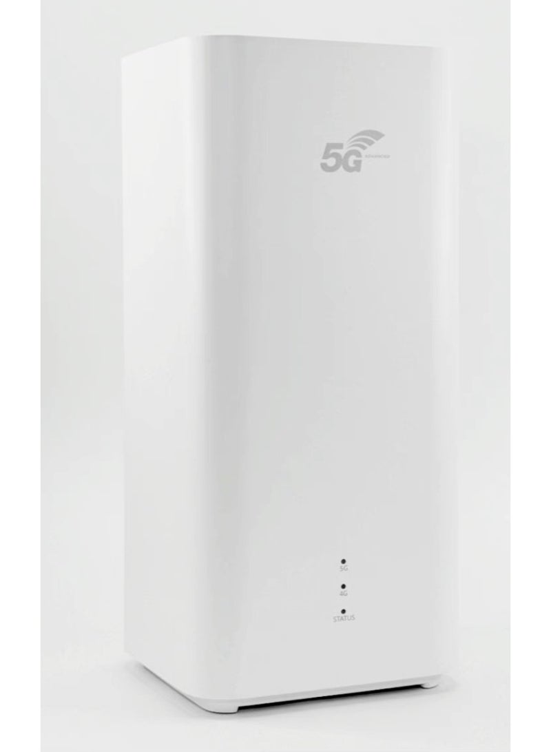 زوي للتكنولوجيا جهاز توجيه 5G CPE 6 واي فاي 7 بسرعة 3600 ميجابت في الثانية مزدوج النطاق 8x8 MIMO أبيض - Image 1