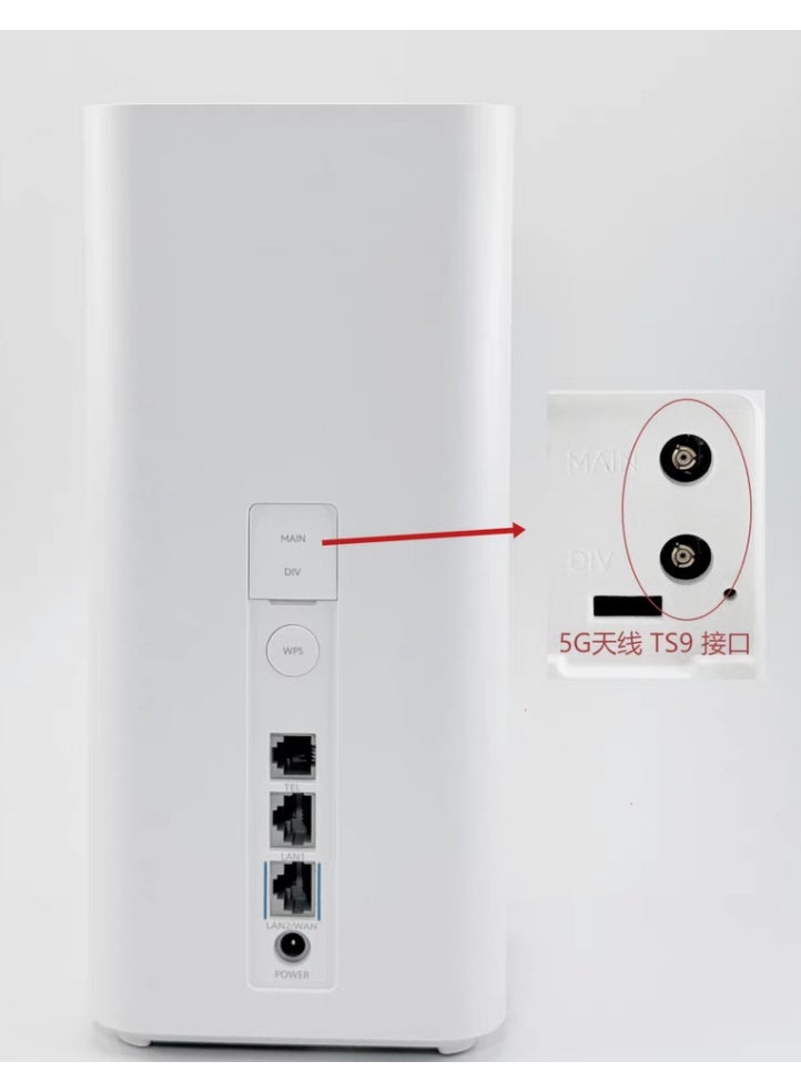 زوي للتكنولوجيا جهاز توجيه 5G CPE 6 واي فاي 7 بسرعة 3600 ميجابت في الثانية مزدوج النطاق 8x8 MIMO أبيض - Image 3