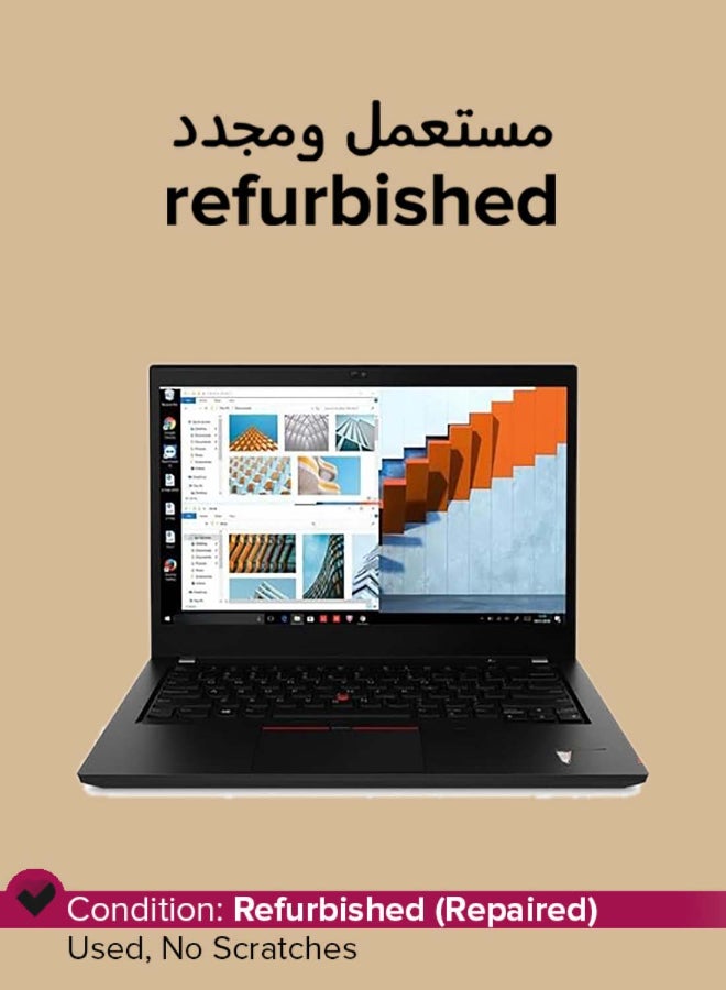 Lenovo Refurbished - Thinkpad T490  Laptop With 14-Inch Full HD Display,Intel Core i5 Processor/8th Gen/Quad Core/16GB RAM/256GB SSD/Intel UHD Graphics/Windows 10 Pro English Black - Image 1