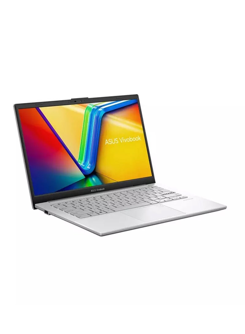 ASUS Vivobook Go 14 Laptop With 14 Inch Full HD (1920x1080) Display 60Hz, Ryzen 5-7520U Processor/8GB RAM DDR5/512GB SSD/Windows 11 Home/AMD Radeon Graphics/ English/Arabic Cool Silver - Image 2