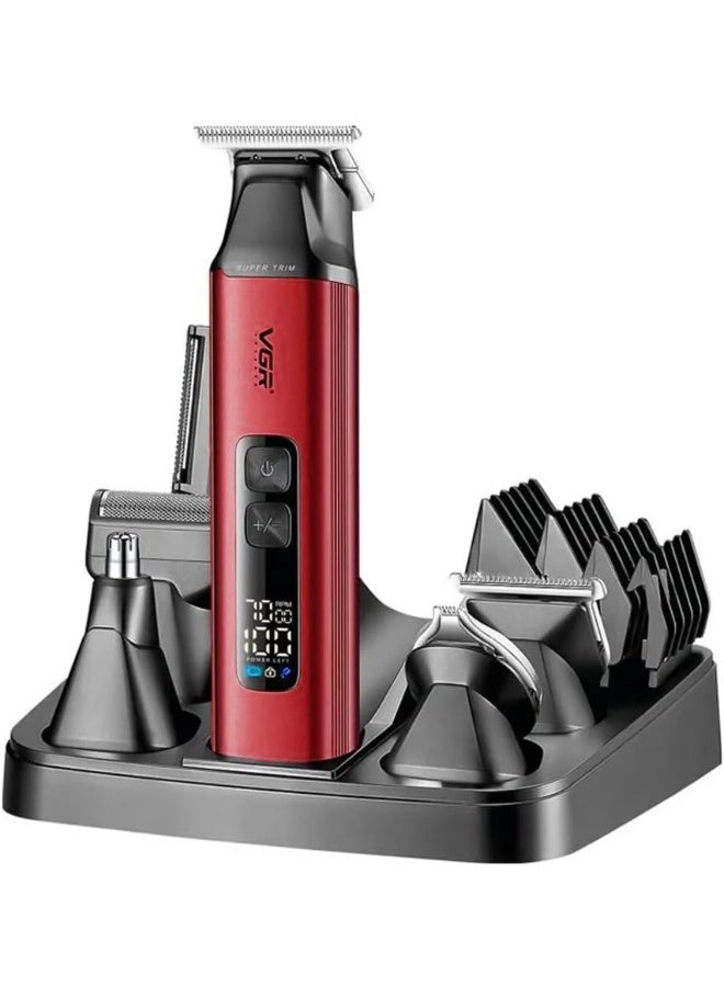 VGR 117 14-in-1 All-in-One Grooming Kit - Cordless Shaver and Trimmer, IPX6 Waterproof, Stainless Steel Blades, USB-C Charging. - Image 1