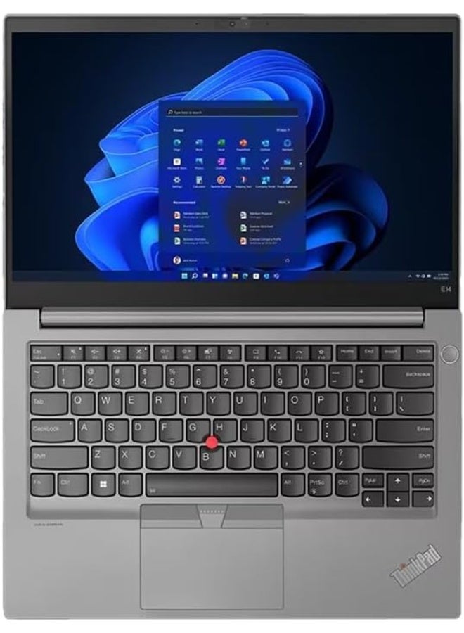 Lenovo ThinkPad E14 Gen 5 Laptop | Intel Core i5-1335U | 32GB RAM | 1TB SSD | NVIDIA MX550 2GB | 14” WUXGA IPS | Wi-Fi 6 | Fingerprint | Business Laptop English Black - Image 4