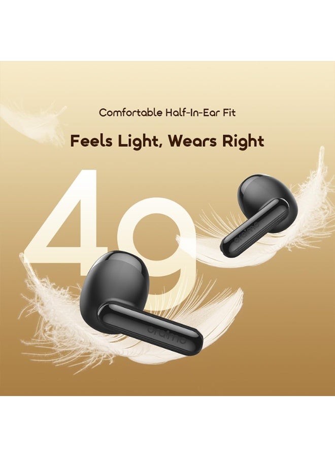 Oraimo SpaceBuds Air True Wireless Earbuds with Sound360 Spatial Audio - Black - Image 4