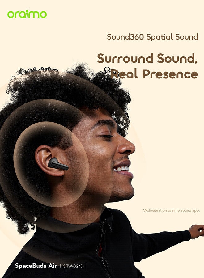 أورايمو سماعات SpaceBuds Air اللاسلكية الحقيقية مع صوت Sound360 المكاني - Image 4