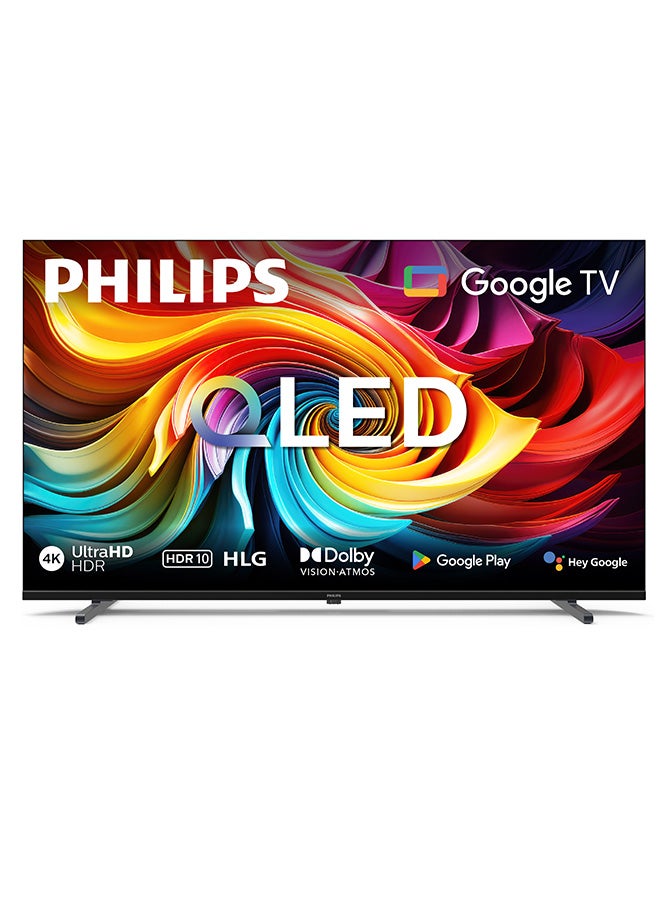 فيليبس Philips 55-Inch New 2026 Premium QLED Google TV | 4K UHD Smart TV with Google Assistant | Dolby Vision & Dolby Atmos (55PQT8530/68) 55PQT8530 black - Image 1