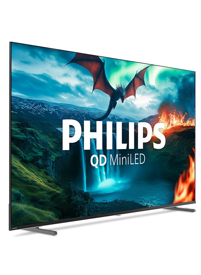فيليبس تلفاز فيليبس 65 بوصة QD MiniLED 4K جوجل TV | تلفاز ألعاب 144Hz HDMI 2.1 مع VRR و ALLM | دولبي فيجن، دولبي أتموس | تلفاز ذكي متميز - Image 3