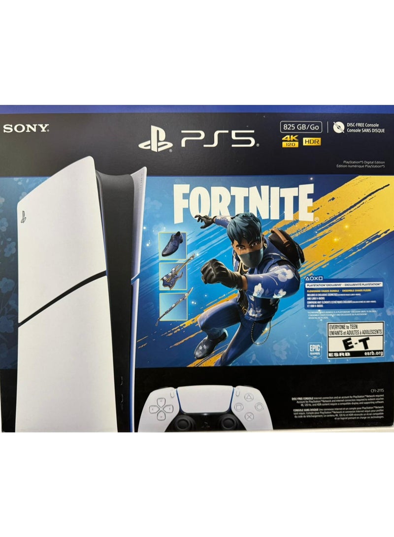 Sony PlayStation®5 Digital Edition 825GB – Fortnite With Extra White Controller Bundle - Image 2