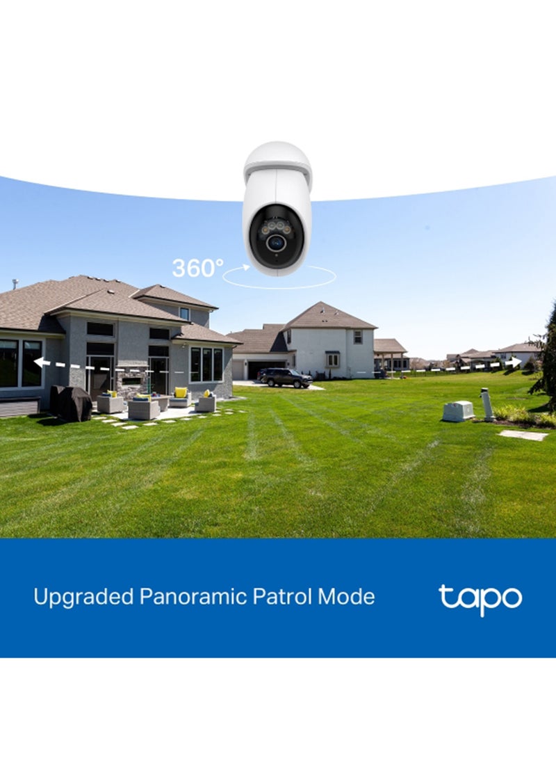 TP-LINK TC46, Outdoor Pan/Tilt Security Wi-Fi Camera, 4K 8MP, 2.4G/5G Dual-Band Connection, Starlight Color Night Vision, Free AI Detection-Person, Pet & Vehicle, IP66 Weatherproof - Image 2