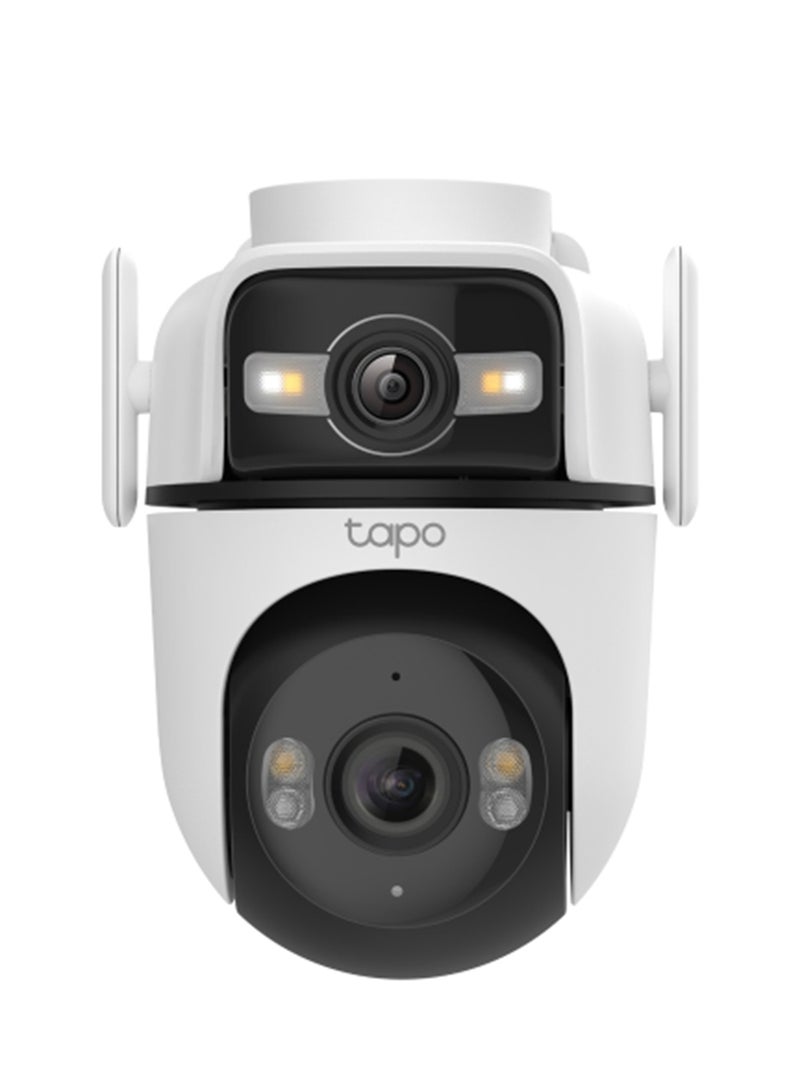 تي بي لينك كاميرا أمان خارجية بتقنية بان/ميل عدستين Tapo TC47 2K 3MP، زاوية رؤية واسعة 165°، مقاومة للعوامل الجوية IP66، تخزين محلي أو سحابي آمن، تعمل مع أليكسا، مساعد جوجل وSamsung SmartThings - Image 3