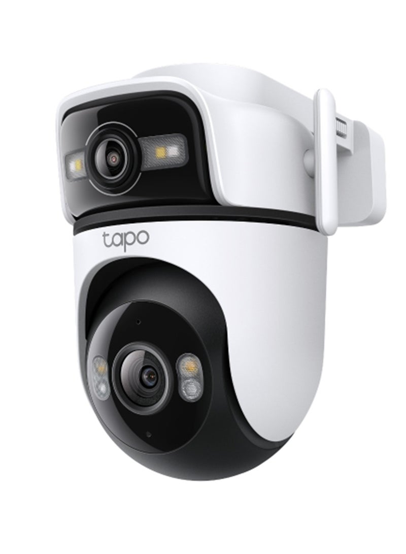 تي بي لينك كاميرا أمان خارجية بتقنية بان/ميل عدستين Tapo TC47 2K 3MP، زاوية رؤية واسعة 165°، مقاومة للعوامل الجوية IP66، تخزين محلي أو سحابي آمن، تعمل مع أليكسا، مساعد جوجل وSamsung SmartThings - Image 2