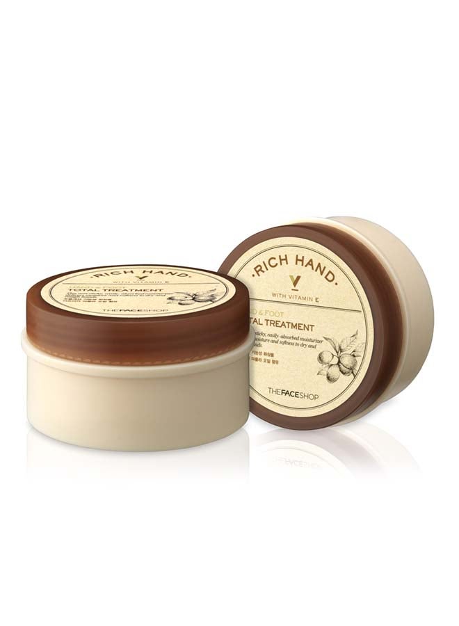 THE FACE SHOP Rich Hand V Hand And Foot Total Treatment Colorless OS
