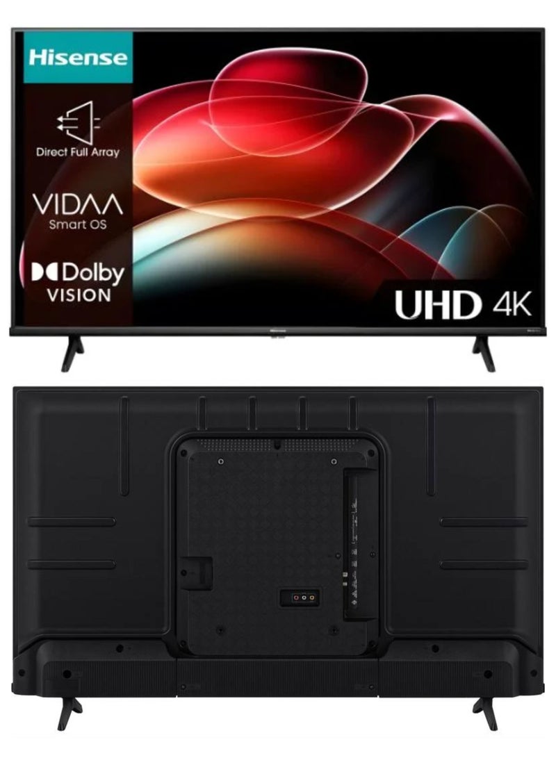 هايسنس تلفاز ذكي 50 بوصة A6Q UHD 4K بتردد 60 هرتز للترفيه المنزلي وغرفة المعيشة | تلفاز Hisense UHD VIDAA الذكي، HDMI، USB، واي فاي، بلوتوث، HLG، محسن AI 4K، Dolby Vision والصوت، شريط الألعاب، التحكم الصوتي | نموذج UHD لعام 2025 - Image 3