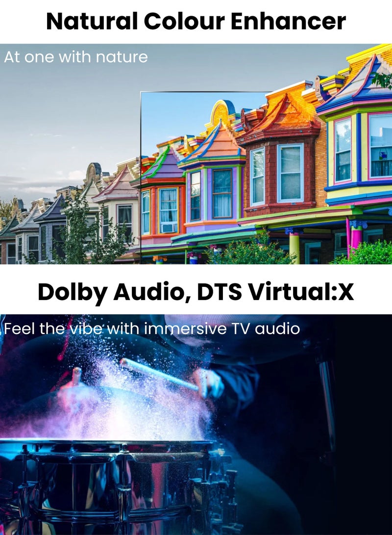 هايسنس تلفاز ذكي 75 بوصة A6Q UHD 4K 60Hz للترفيه المنزلي وغرفة المعيشة | تلفاز Hisense UHD VIDAA الذكي، HDMI، USB، واي فاي، بلوتوث، HLG، محسن AI 4K، رؤية دولبي وصوت، شريط الألعاب، التحكم الصوتي | نموذج UHD 2025 - Image 5